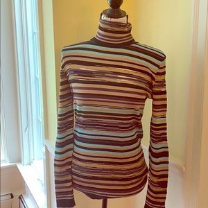 Missoni Striped Turtleneck